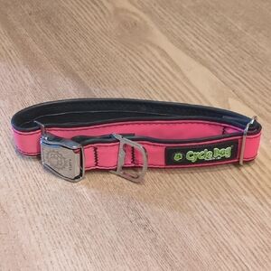 Cycle Dog Pink and Black Dog Collar
